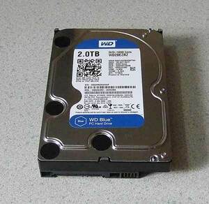 内蔵SATA 3.5インチ HDD Western Digital WD Blue WD20EZRZ 2.0TB