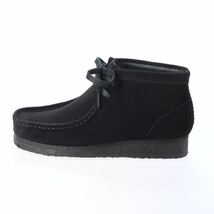 Clarks クラークス WallabeeBoot ワラビーブーツ ブラックスエード モカシン レディース UK5.5_画像3