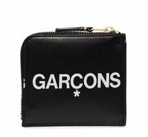 COMME des GARCONS コムデギャルソン SA3100HL コインケース ミニ財布 Lジップ ブラック ロゴ メンズ レディース ユニセックス_画像2