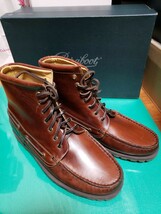 【未使用】Paraboot パラブーツ Uチップ　ブラウン　7ハーフ_画像1