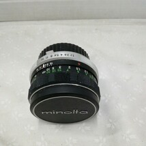 g_t M827 カメラレンズ “ミノルタ　カメラレンズ　「MINOLTA レンズ4個セット」ケース2個付き“_画像6