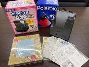 ＃1785 Polaroid Close up 636 フラワー アルバム セット ポラロイド カメラ 箱付 取説付 現状保管品