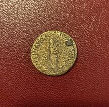 古代ローマ帝国　ハドリアヌス　ドゥポンディウス銅貨　（古代コイン　古代ギリシャ　デナリウス銀貨　テトラドラクマ銀貨）_画像2