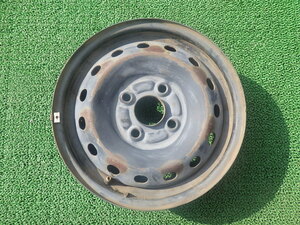 N-BOX JF1 13インチ 鉄ホイール 1本 13x4.00B PCD100 (3)