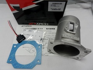 データ付！APEX R35エアフロ変換アダプター カプラー付 500-AA08 Φ80 Z32エアフロ同寸法 R32 R33 R34 パワーFC用VQマップデータ付 APEXi