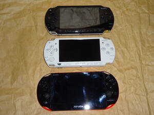 PSVita PCH-2000＋PSP１０００＋PSP2000　ジャンク品