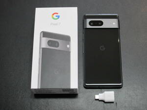 【中古】 Softbank Google Pixel 7 6.3インチ 128GB ブラック 制限○ SIMフリー