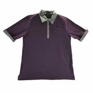 KFC0630◇ 新品 ポロシャツ 袖口2way 3Lサイズ 紫