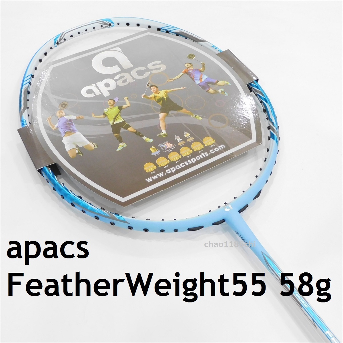 新品/apacs/58g/白青/フェザーウエイト55/FeatherWeight-