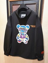 限定※ポルトガル製※定価5万◆イタリア・ミラノ発*BOLINI＆NASA*コラボ*高級セレブdesigner*ベアブリック/Bearbrick*トレーナー・46/M黒_画像7