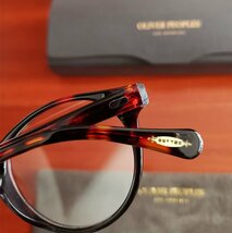 高級*イタリア製★「OLIVER PEOPLES/オリバーピープルズ」伝説の大人気作・OV5186・ボストン・鼈甲・メガネフレーム_画像5