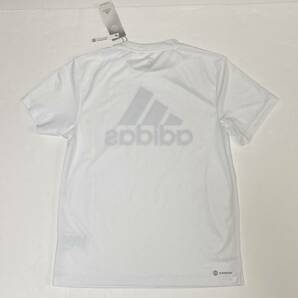 新品 adidas アディダス レディース M ビック ロゴ tシャツ トレーニングシャツ 半袖 ホワイト 白 定価 3990円 未使用の画像4