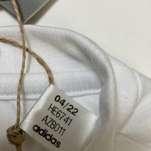 新品 adidas アディダス レディース M ビック ロゴ tシャツ トレーニングシャツ 半袖 ホワイト 白 定価 3990円 未使用の画像8