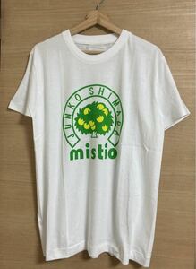 90s 非売品 JUNKO SHIMADA ミスティオ 安室奈美恵 Tシャツ TEE 半袖 懸賞品 ダイドー L ホワイト 白 ロゴ 限定品 90年代 未使用