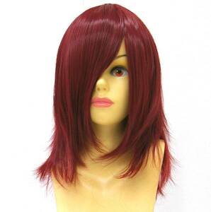 * sale * free shipping * immediate payment possibility * prompt decision * full wig Short wine red D2