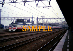 F-４D【鉄道写真】Ｌ版１枚　EF60　アメリカントレイン　高松駅