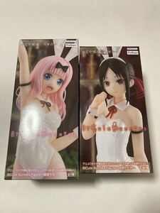 ◆ かぐや様は告らせたい BiCute Bunnies Figure 四宮 かぐや 藤原 千花 バニー 2種セット フィギュア フリュー 新品 未開封