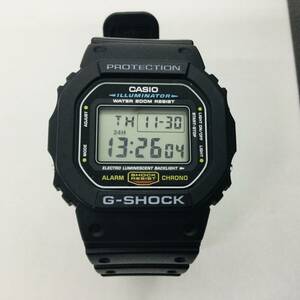 ★1円売切★◎中古品◎ DW-5600E-1 Basic G-SHOCK（ジーショック）CASIO クォーツ ブラック メンズ ウレタンベルト 