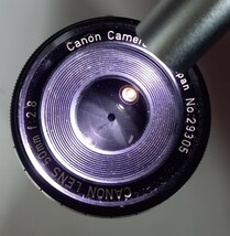 ■ CANON IID 2D ボディ 50mm F2.8 レンズ レンジファインダー フィルムカメラ 動作確認済 シャッターOK 付属品 キャノン_画像9