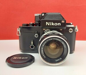 ■ Nikon F2 ボディ フォトミック DP-1 フィルムカメラ 一眼レフカメラ NIKKOR-S Auto 35mm F2.8 レンズ 動作確認済 シャッターOK ニコン