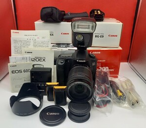 ■ Canon EOS 60D ボディ EF-S 18-200mm F3.5-5.6 レンズ 動作確認済 付属品 セット 充電器 バッテリー デジタル一眼レフカメラ キャノン