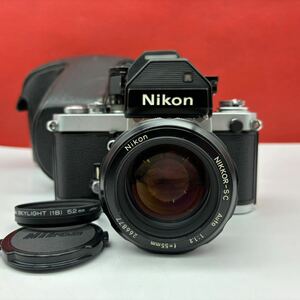 ◆ Nikon F2 フォトミックS DP-2 フィルムカメラ 一眼レフカメラ ボディ NIKKOR-SC F1.2 55mm シャッターOK 現状品 ニコン