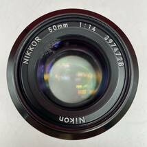 □ Nikon NIKKOR 50mm F1.4 Ai カメラレンズ 単焦点 ニコン _画像6