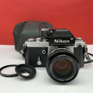 □ Nikon F2 フォトミック DP-1 フィルムカメラ 一眼レフカメラ NIKKOR 50mm F1.4 レンズ 動作確認済 シャッター、露出計OK ニコン