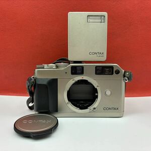 ◆ CONTAX G1 フィルムカメラ レンジファインダー ボディ 動作確認済 TLA140 ストロボ フラッシュOK コンタックス 