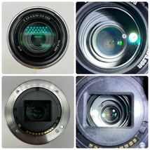 □ SONY α NEX-6 ミラーレス一眼 カメラ E PZ 16-50mm F3.5-5.6 / E 55-210mm F4.5-6.3 OSS レンズ 動作確認済 バッテリー 充電器 ソニー_画像10
