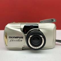 □ OLYMPUS μ [mju:] II 80 VF コンパクトカメラ フィルムカメラ ZOOM 38-80mm 動作確認済 シャッター、フラッシュOK オリンパス_画像1