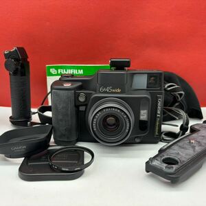 ◆ FUJIFILM GA645Wi Professional 中判 フィルムカメラ SUPER-EBC FUJINON F4 45mm シャッター、フラッシュOK 付属品 富士フイルム