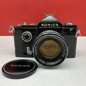 □ KONICA AUTO-REFLEX P 一眼レフカメラ フィルムカメラ HEXANON 57mm F1.4 レンズ ジャンク コニカ