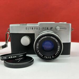 ◆ OLYMPUS PEN-FT フィルムカメラ 一眼レフカメラ F.Zuiko Auto-S F1.8 38mm シャッター、露出計OK オリンパス