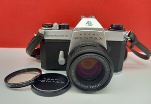 ■ PENTAX SPOTMATIC SP F ボディ レンズ SMC Takumar F1.8 55mm 動作確認済 シャッター、露出計OK フィルムカメラ 一眼レフ ペンタックス 