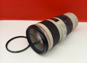 ■ Canon ZOOM LENS EF 70-200mm F4L IS USM カメラ レンズ 動作確認済 キャノン