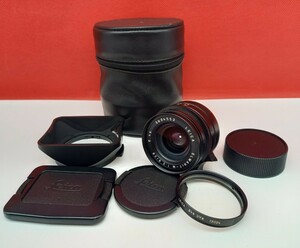 ■ 防湿庫保管品 Leica ELMARIT-M 28mm F2.8 E46 4th 第4世代 カメラ レンズ 広角 単焦点 Mマウント 付属品 ライカ