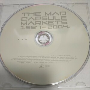 Sample Promo プロモサンプル見本盤CD/THE MAD CAPSULE MARKETS マッドカプセルマーケッツ/THE MAD CAPSULE MARKETS 1997-2004 BEST盤