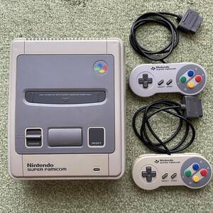 スーパーファミコン 本体 コントローラー セット SHVC-001 Nintendo 任天堂 SFC 