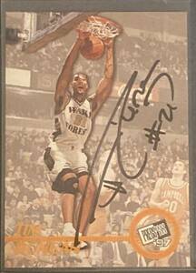 【Tim Duncan】 1997 Press Pass Autographs ティム・ダンカン 直書き 直筆サインカード