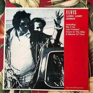 ELVIS PRESLEY 新品 LP LONG LOST SONGS (レア音源) 1985 Holland Press