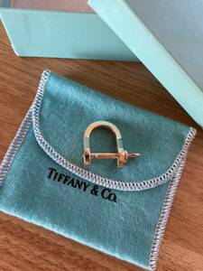 【美品】ティファニー シャックル キーリング キーホルダー TIFFANY シルバー Tiffany キーチェーン