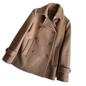 WORLD BASICS ピーコート メルトン ショート丈 毛100% 日本製