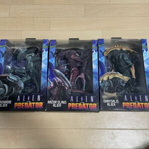 NECA ネカ エイリアン3種セット 「エイリアン vs プレデター」 7インチアクションフィギュア