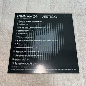 cinnamon 日本盤CD vertigo ネオアコ ギターポップの画像5