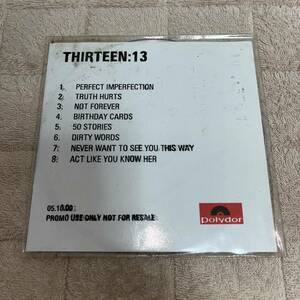 thirteen:13 promo CD-R ギターポッブ ブリットポップ