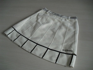 ●アルチビオ　archivio　白　ニットスカート