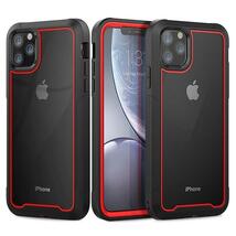 ★送料無料★ iPhone13Pro ケース 耐衝撃カバー 透明クリア 13 12 11 X XS Max Pro Red 薄型 フィルム 対応 SJC059_画像7