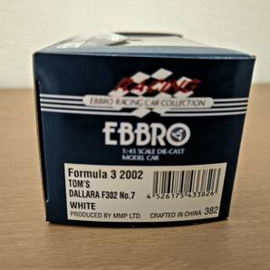 【EBBRO】Formula3 2002 TOM'S DALLARA F302の画像2