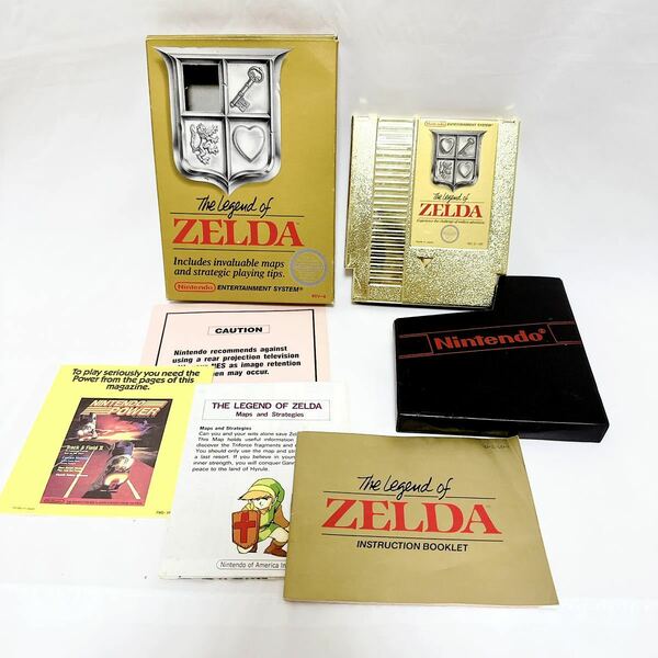 即日発送 Nintendo 海外版 The Legend of ZELDA ゼルダの伝説 NES ファミコン ソフト 1987年 ゲーム FC ENTERTAINMENT SYSTEM 任天堂 美品